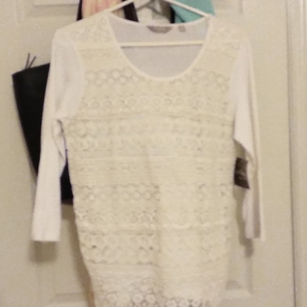 Lacy long sleeves